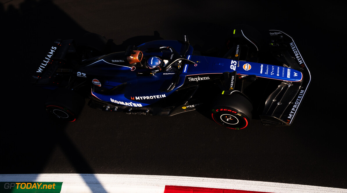 Formula One World Championship
Alexander Albon (THA) Williams Racing FW46.

30.08.2024. Formula 1 World Championship, Rd 16, Italian Grand Prix, Monza, Italy, Practice Day.

- www.xpbimages.com, EMail: requests@xpbimages.com (C) Copyright: Bearne / XPB Images
Motor Racing - Formula One World Championship - Italian Grand Prix - Practice Day - Monza, Italy
XPB Images
Monza
Italy

Formel1 Formel F1 Formula 1 Formula1 GP Grand Prix one Italy Ita