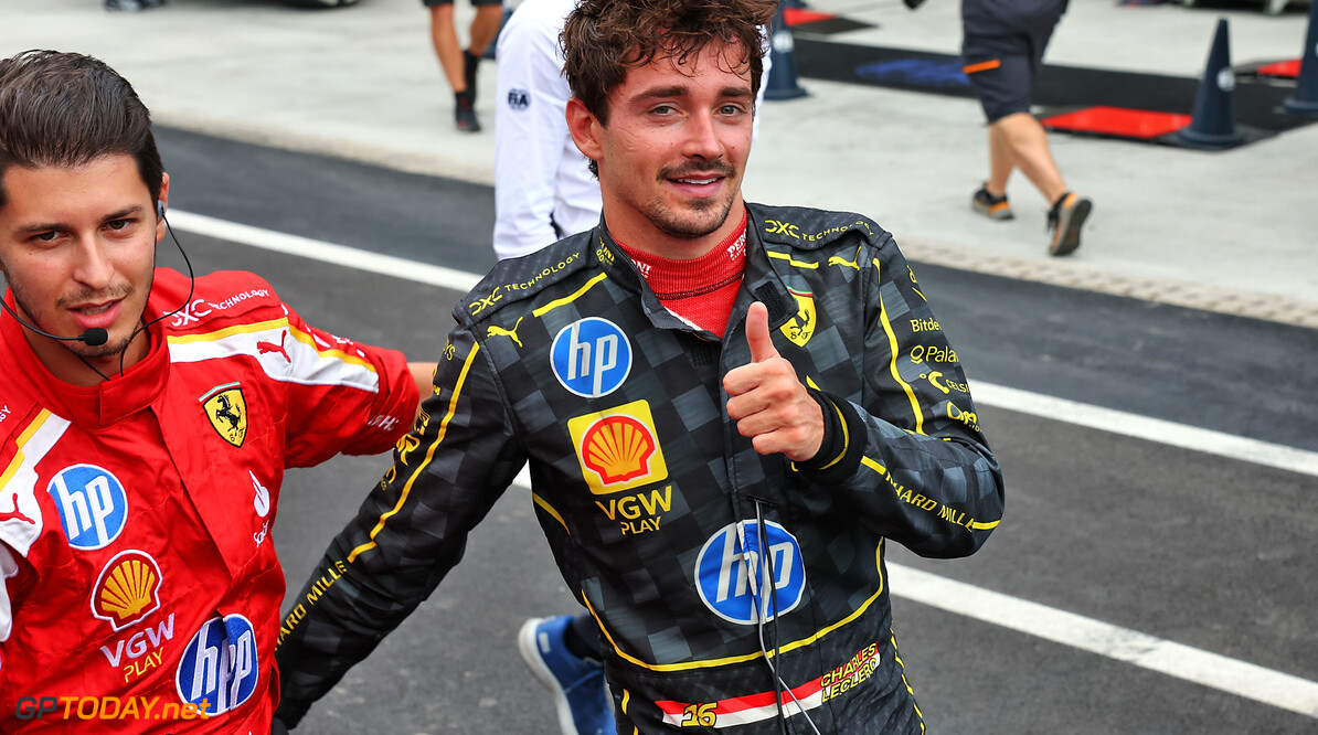 Formula One World Championship
Race winner Charles Leclerc (MON) Ferrari celebrates in parc ferme.

01.09.2024. Formula 1 World Championship, Rd 16, Italian Grand Prix, Monza, Italy, Race Day.

- www.xpbimages.com, EMail: requests@xpbimages.com (C) Copyright: Batchelor / XPB Images
Motor Racing - Formula One World Championship - Italian Grand Prix - Race Day - Monza, Italy
XPB Images
Monza
Italy

Formel1 Formel F1 Formula 1 Formula1 GP Grand Prix Italy Italian