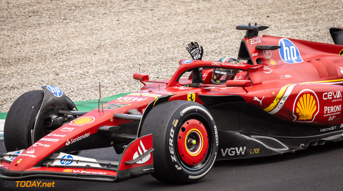 Formula One World Championship
Race winner Charles Leclerc (MON) Ferrari SF-24 celebrates at the end of the race.

01.09.2024. Formula 1 World Championship, Rd 16, Italian Grand Prix, Monza, Italy, Race Day.

- www.xpbimages.com, EMail: requests@xpbimages.com (C) Copyright: Bearne / XPB Images
Motor Racing - Formula One World Championship - Italian Grand Prix - Race Day - Monza, Italy
XPB Images
Monza
Italy

Formel1 Formel F1 Formula 1 Formula1 GP Grand Prix Italy Italian