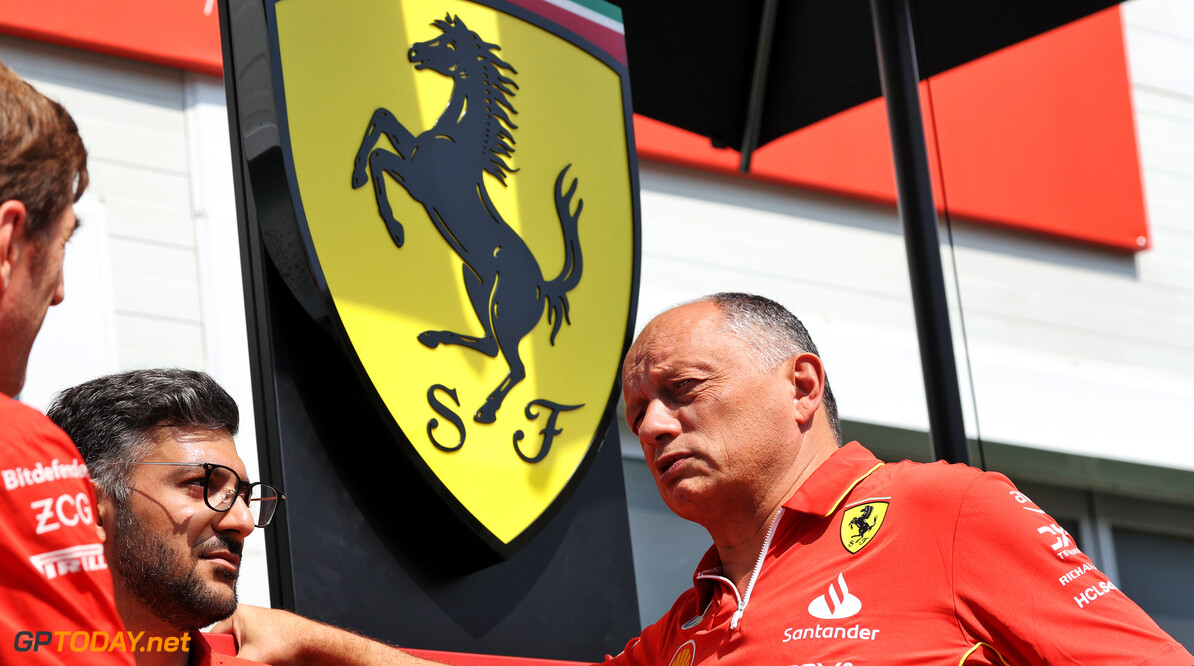 Formula One World Championship
Frederic Vasseur (FRA) Ferrari Team Principal.

12.09.2024. Formula 1 World Championship, Rd 17, Azerbaijan Grand Prix, Baku Street Circuit, Azerbaijan, Preparation Day.

- www.xpbimages.com, EMail: requests@xpbimages.com (C) Copyright: Bearne / XPB Images
Motor Racing - Formula One World Championship - Azerbaijan Grand Prix - Preparation Day - Baku, Azerbaijan
XPB Images
Baku
Azerbaijan

Formel1 Formel F1 Formula 1 Formula1 GP Grand Prix one Thursday