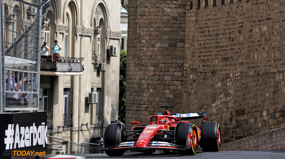 Formula One World Championship
Charles Leclerc (MON) Ferrari SF-24.

13.09.2024. Formula 1 World Championship, Rd 17, Azerbaijan Grand Prix, Baku Street Circuit, Azerbaijan, Practice Day.

- www.xpbimages.com, EMail: requests@xpbimages.com (C) Copyright: Bearne / XPB Images
Motor Racing - Formula One World Championship - Azerbaijan Grand Prix - Practice Day - Baku, Azerbaijan
XPB Images
Baku
Azerbaijan

Formel1 Formel F1 Formula 1 Formula1 GP Grand Prix one Circuit B