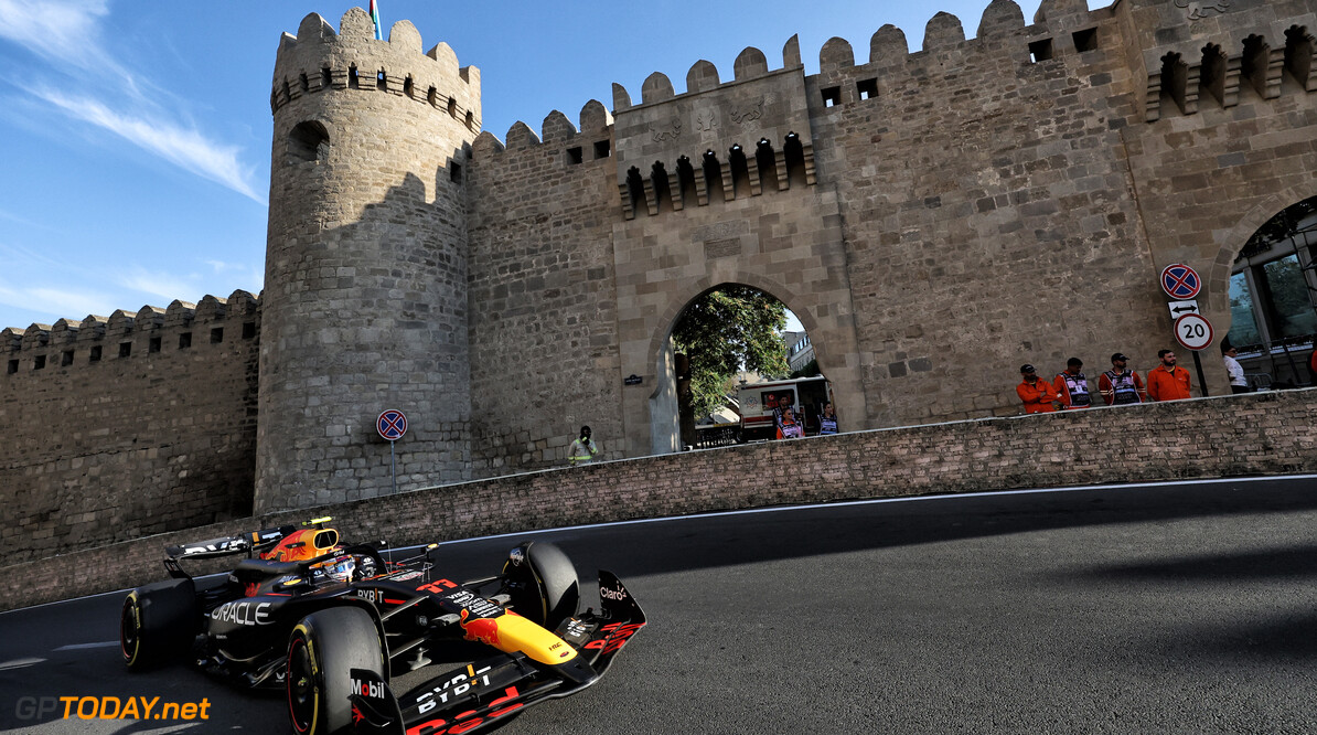 Formula One World Championship
Sergio Perez (MEX) Red Bull Racing RB20.

13.09.2024. Formula 1 World Championship, Rd 17, Azerbaijan Grand Prix, Baku Street Circuit, Azerbaijan, Practice Day.

- www.xpbimages.com, EMail: requests@xpbimages.com (C) Copyright: Bearne / XPB Images
Motor Racing - Formula One World Championship - Azerbaijan Grand Prix - Practice Day - Baku, Azerbaijan
XPB Images
Baku
Azerbaijan

Formel1 Formel F1 Formula 1 Formula1 GP Grand Prix one Circuit B