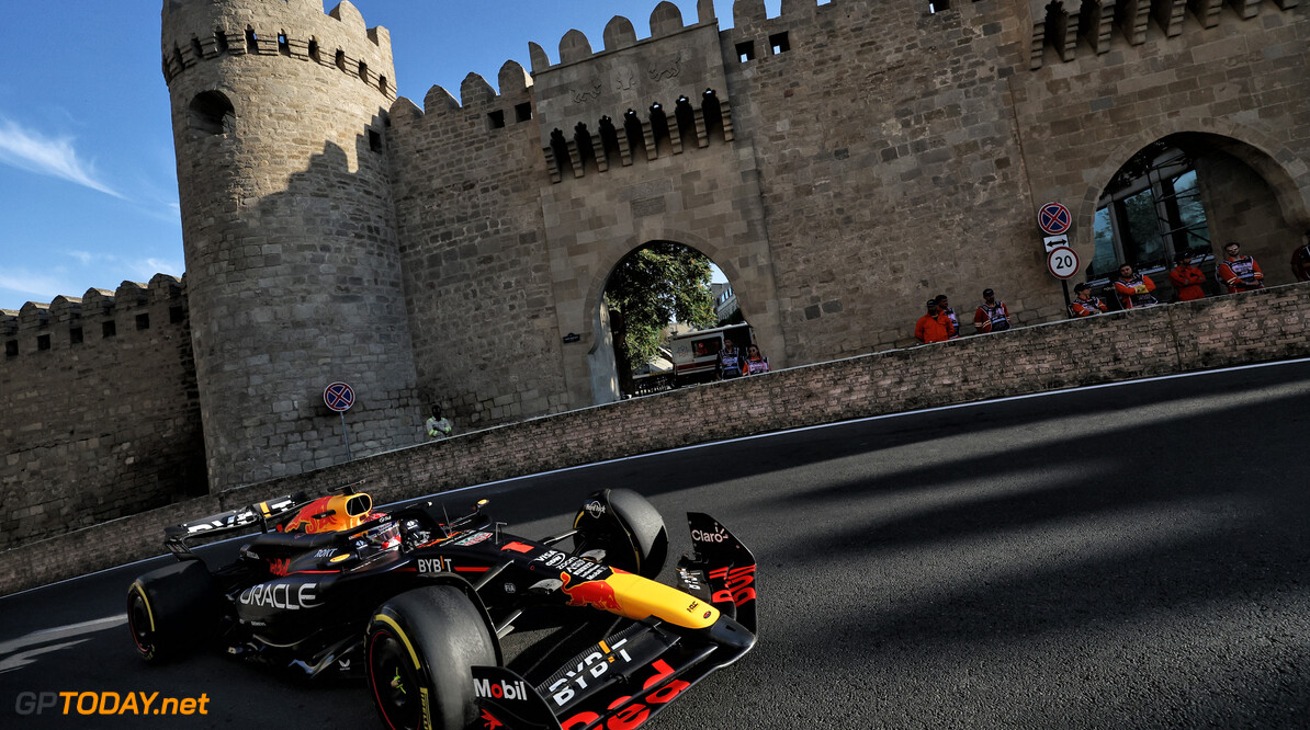 Formula One World Championship
Max Verstappen (NLD) Red Bull Racing RB20.

13.09.2024. Formula 1 World Championship, Rd 17, Azerbaijan Grand Prix, Baku Street Circuit, Azerbaijan, Practice Day.

- www.xpbimages.com, EMail: requests@xpbimages.com (C) Copyright: Bearne / XPB Images
Motor Racing - Formula One World Championship - Azerbaijan Grand Prix - Practice Day - Baku, Azerbaijan
XPB Images
Baku
Azerbaijan

Formel1 Formel F1 Formula 1 Formula1 GP Grand Prix one Circuit B