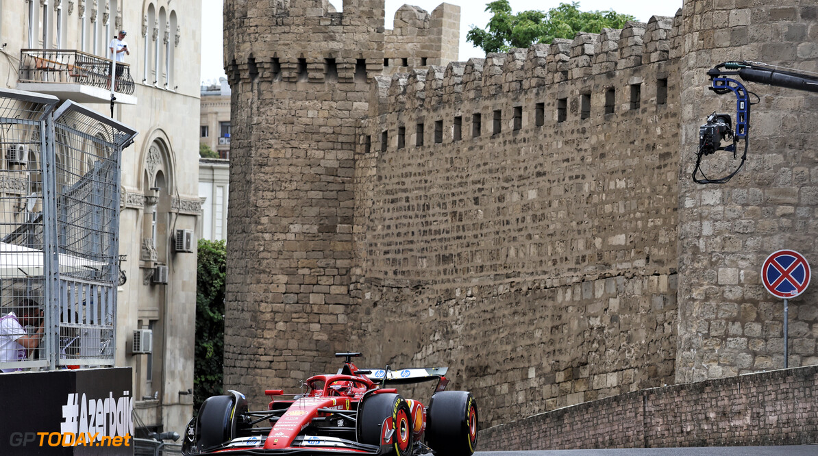 Formula One World Championship
Charles Leclerc (MON) Ferrari SF-24.

13.09.2024. Formula 1 World Championship, Rd 17, Azerbaijan Grand Prix, Baku Street Circuit, Azerbaijan, Practice Day.

- www.xpbimages.com, EMail: requests@xpbimages.com (C) Copyright: Bearne / XPB Images
Motor Racing - Formula One World Championship - Azerbaijan Grand Prix - Practice Day - Baku, Azerbaijan
XPB Images
Baku
Azerbaijan

Formel1 Formel F1 Formula 1 Formula1 GP Grand Prix one Circuit B