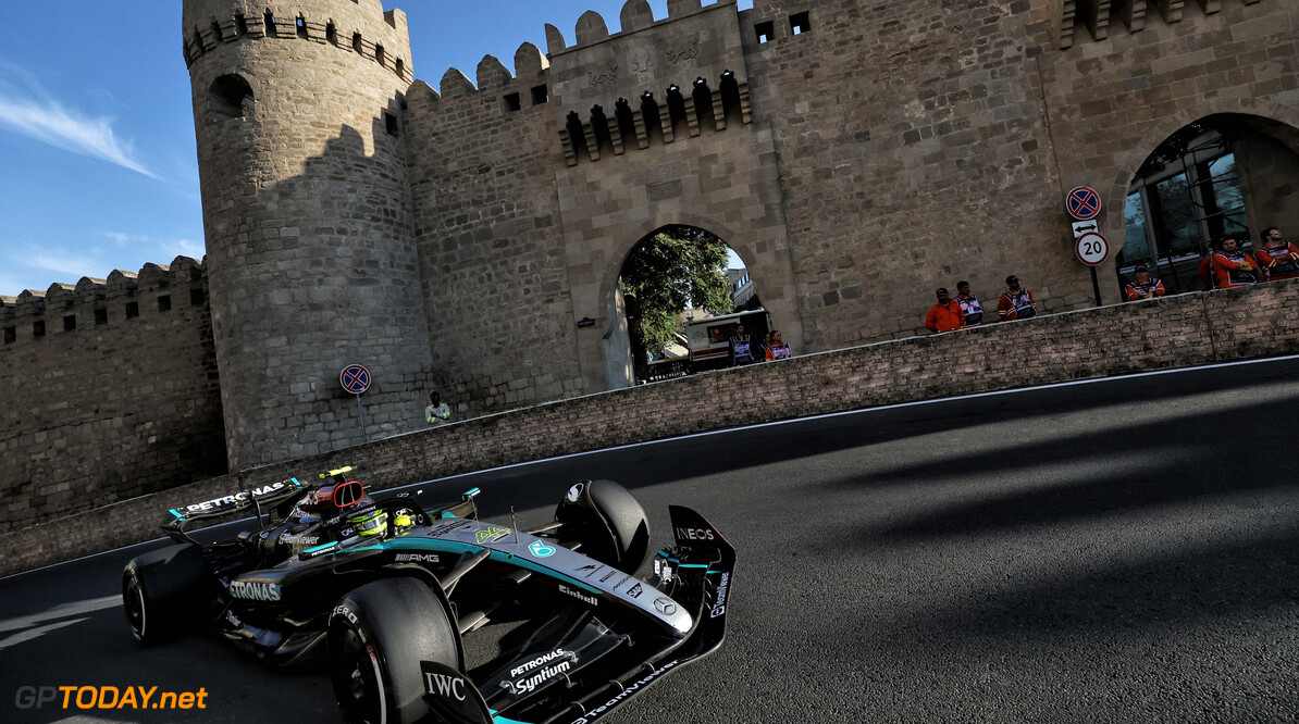 Formula One World Championship
Lewis Hamilton (GBR) Mercedes AMG F1 W15.

13.09.2024. Formula 1 World Championship, Rd 17, Azerbaijan Grand Prix, Baku Street Circuit, Azerbaijan, Practice Day.

- www.xpbimages.com, EMail: requests@xpbimages.com (C) Copyright: Bearne / XPB Images
Motor Racing - Formula One World Championship - Azerbaijan Grand Prix - Practice Day - Baku, Azerbaijan
XPB Images
Baku
Azerbaijan

Formel1 Formel F1 Formula 1 Formula1 GP Grand Prix one Circuit B