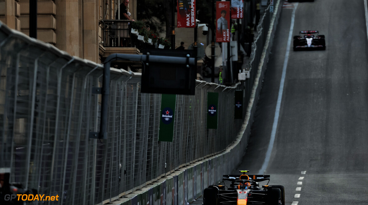 Formula One World Championship
Sergio Perez (MEX) Red Bull Racing RB20.



13.09.2024. Formula 1 World Championship, Rd 17, Azerbaijan Grand Prix, Baku Street Circuit, Azerbaijan, Practice Day.

 - www.xpbimages.com, EMail: requests@xpbimages.com (C) Copyright: Coates / XPB Images
Motor Racing - Formula One World Championship - Azerbaijan Grand Prix - Practice Day - Baku, Azerbaijan
XPB Images
Baku
Azerbaijan

Formel1 Formel F1 Formula 1 Formula1 GP Grand Prix one Circuit B