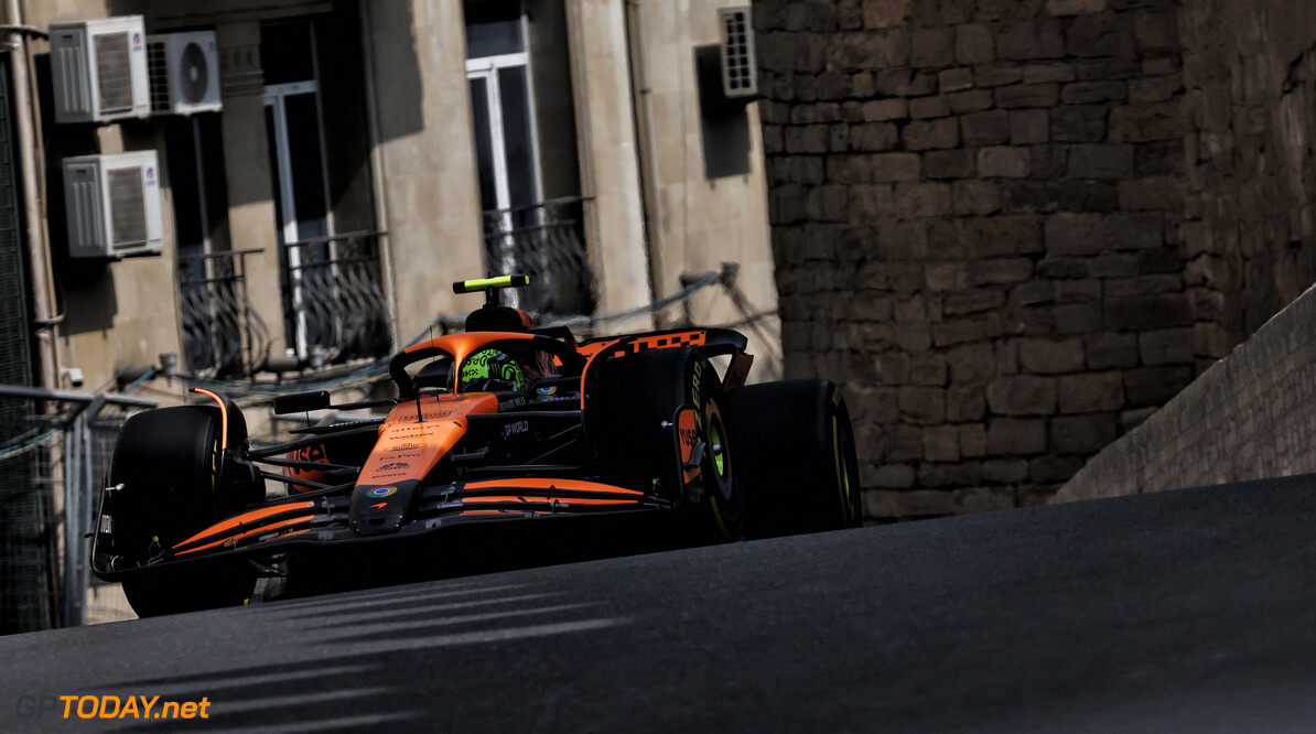 Formula One World Championship
Lando Norris (GBR) McLaren MCL38.

13.09.2024. Formula 1 World Championship, Rd 17, Azerbaijan Grand Prix, Baku Street Circuit, Azerbaijan, Practice Day.

- www.xpbimages.com, EMail: requests@xpbimages.com (C) Copyright: Bearne / XPB Images
Motor Racing - Formula One World Championship - Azerbaijan Grand Prix - Practice Day - Baku, Azerbaijan
XPB Images
Baku
Azerbaijan

Formel1 Formel F1 Formula 1 Formula1 GP Grand Prix one Circuit B