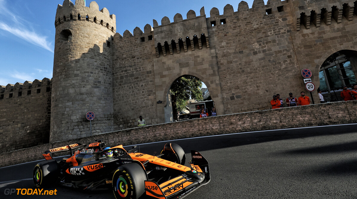 Formula One World Championship
Oscar Piastri (AUS) McLaren MCL38.

13.09.2024. Formula 1 World Championship, Rd 17, Azerbaijan Grand Prix, Baku Street Circuit, Azerbaijan, Practice Day.

- www.xpbimages.com, EMail: requests@xpbimages.com (C) Copyright: Bearne / XPB Images
Motor Racing - Formula One World Championship - Azerbaijan Grand Prix - Practice Day - Baku, Azerbaijan
XPB Images
Baku
Azerbaijan

Formel1 Formel F1 Formula 1 Formula1 GP Grand Prix one Circuit B