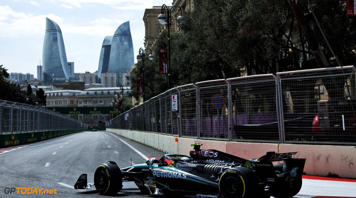 Formula One World Championship
Lewis Hamilton (GBR) Mercedes AMG F1 W15.

13.09.2024. Formula 1 World Championship, Rd 17, Azerbaijan Grand Prix, Baku Street Circuit, Azerbaijan, Practice Day.

- www.xpbimages.com, EMail: requests@xpbimages.com (C) Copyright: Charniaux / XPB Images
Motor Racing - Formula One World Championship - Azerbaijan Grand Prix - Practice Day - Baku, Azerbaijan
XPB Images
Baku
Azerbaijan

Formel1 Formel F1 Formula 1 Formula1 GP Grand Prix one Circuit B