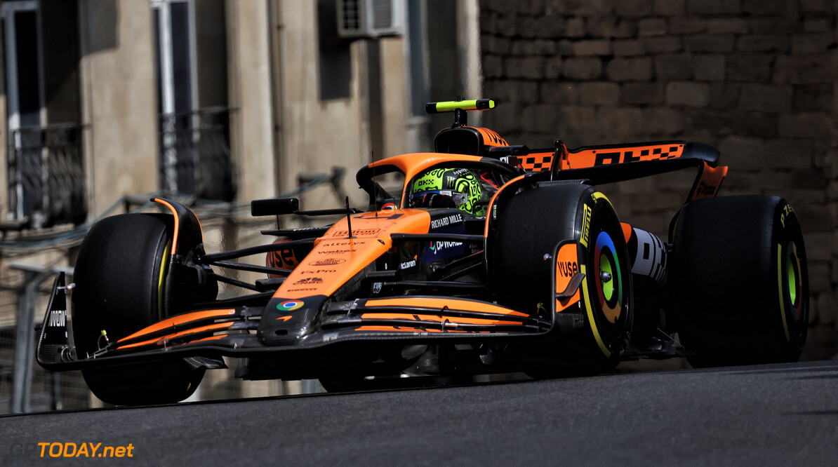 Formula One World Championship
Lando Norris (GBR) McLaren MCL38.

13.09.2024. Formula 1 World Championship, Rd 17, Azerbaijan Grand Prix, Baku Street Circuit, Azerbaijan, Practice Day.

- www.xpbimages.com, EMail: requests@xpbimages.com (C) Copyright: Bearne / XPB Images
Motor Racing - Formula One World Championship - Azerbaijan Grand Prix - Practice Day - Baku, Azerbaijan
XPB Images
Baku
Azerbaijan

Formel1 Formel F1 Formula 1 Formula1 GP Grand Prix one Circuit B