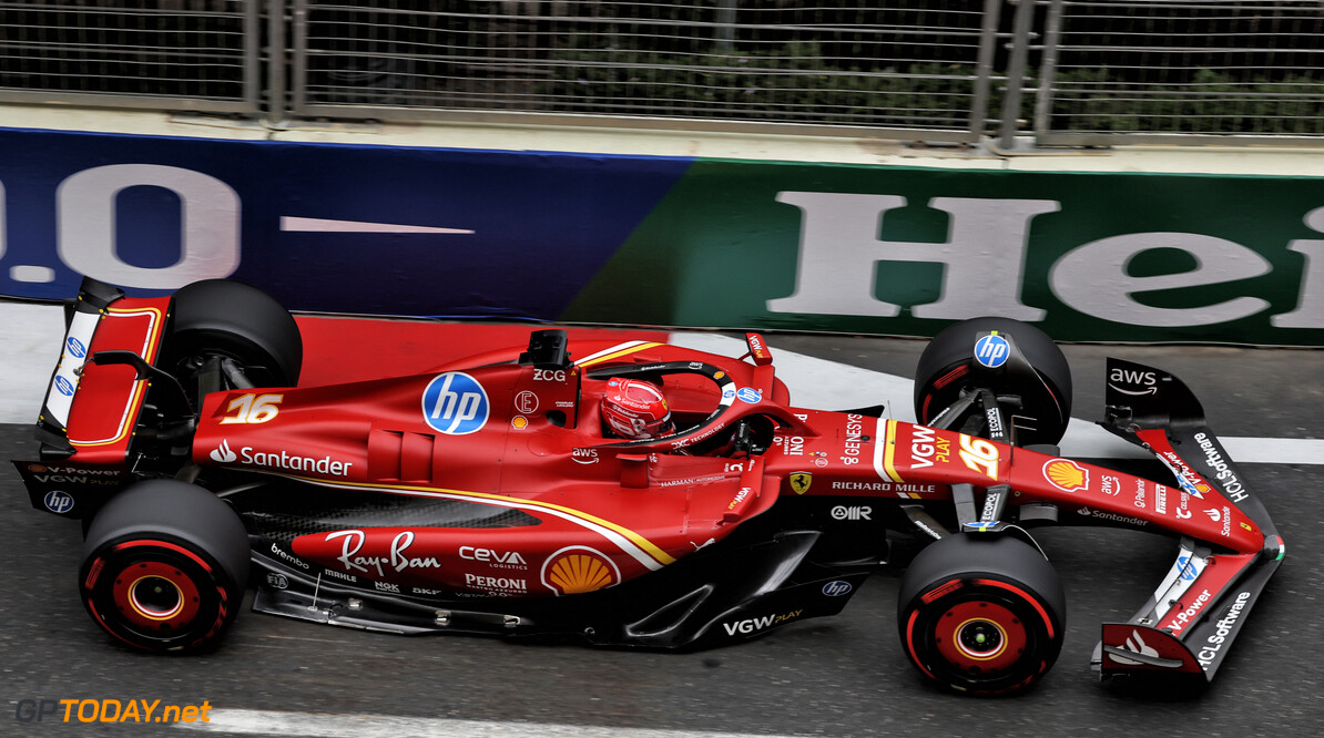 Formula One World Championship
Charles Leclerc (MON) Ferrari SF-24.

14.09.2024. Formula 1 World Championship, Rd 17, Azerbaijan Grand Prix, Baku Street Circuit, Azerbaijan, Qualifying Day.

- www.xpbimages.com, EMail: requests@xpbimages.com (C) Copyright: Bearne / XPB Images
Motor Racing - Formula One World Championship - Azerbaijan Grand Prix - Qualifying Day - Baku, Azerbaijan
XPB Images
Baku
Azerbaijan

Formel1 Formel F1 Formula 1 Formula1 GP Grand Prix one Circuit Baku Azerbaijan Saturday September 14 09 9 2024 Practice Action Track