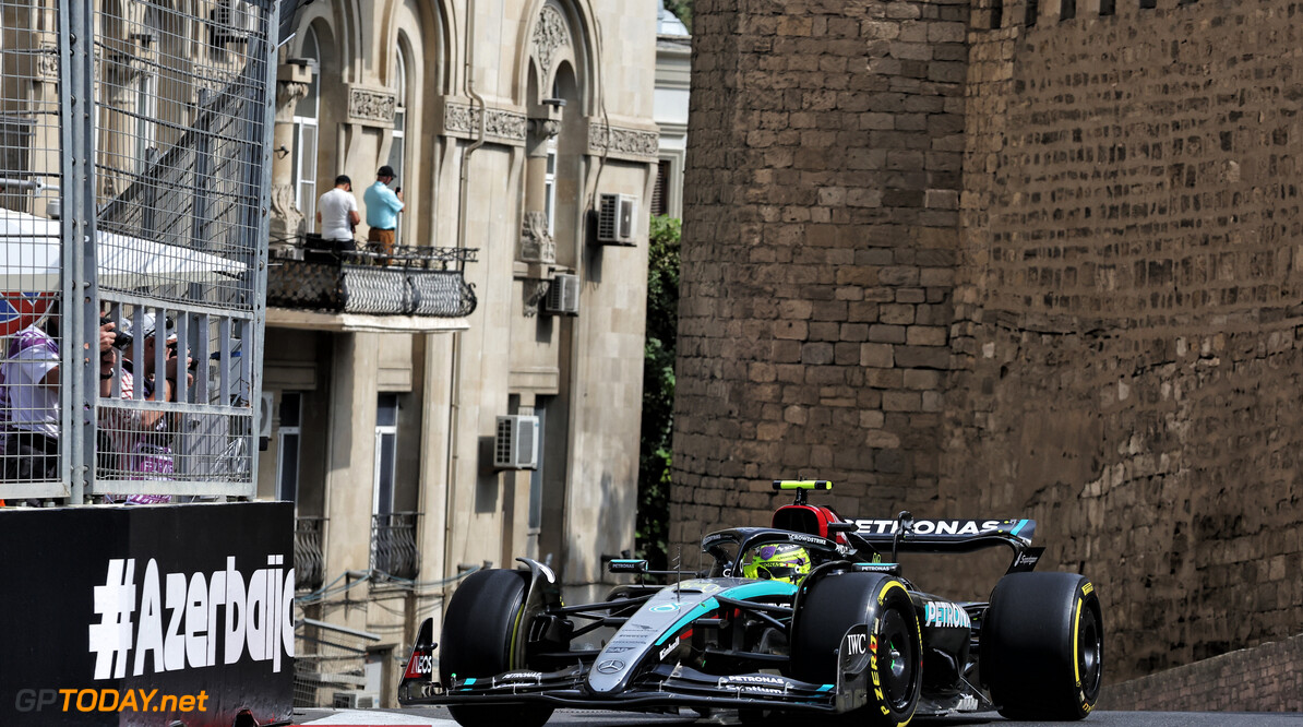 Formula One World Championship
Lewis Hamilton (GBR) Mercedes AMG F1 W15.

13.09.2024. Formula 1 World Championship, Rd 17, Azerbaijan Grand Prix, Baku Street Circuit, Azerbaijan, Practice Day.

- www.xpbimages.com, EMail: requests@xpbimages.com (C) Copyright: Bearne / XPB Images
Motor Racing - Formula One World Championship - Azerbaijan Grand Prix - Practice Day - Baku, Azerbaijan
XPB Images
Baku
Azerbaijan

Formel1 Formel F1 Formula 1 Formula1 GP Grand Prix one Circuit B