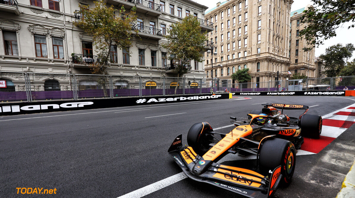 Formula One World Championship
Oscar Piastri (AUS) McLaren MCL38.

14.09.2024. Formula 1 World Championship, Rd 17, Azerbaijan Grand Prix, Baku Street Circuit, Azerbaijan, Qualifying Day.

- www.xpbimages.com, EMail: requests@xpbimages.com (C) Copyright: Charniaux / XPB Images
Motor Racing - Formula One World Championship - Azerbaijan Grand Prix - Qualifying Day - Baku, Azerbaijan
XPB Images
Baku
Azerbaijan

Formel1 Formel F1 Formula 1 Formula1 GP Grand Prix one Circuit Baku Azerbaijan Saturday September 14 09 9 2024 Practice Action Track