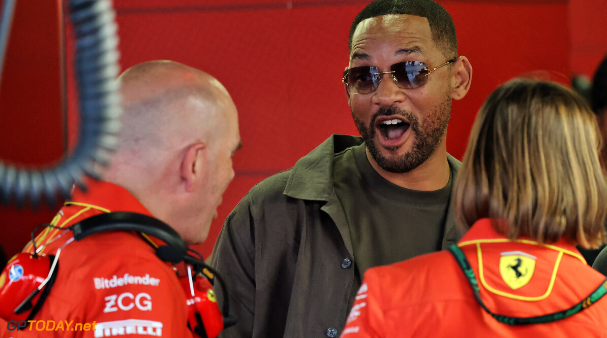 Formula One World Championship
Will Smith (USA) Actor with Jock Clear (GBR) Ferrari Senior Performance Engineer.

14.09.2024. Formula 1 World Championship, Rd 17, Azerbaijan Grand Prix, Baku Street Circuit, Azerbaijan, Qualifying Day.

- www.xpbimages.com, EMail: requests@xpbimages.com (C) Copyright: Batchelor / XPB Images
Motor Racing - Formula One World Championship - Azerbaijan Grand Prix - Qualifying Day - Baku, Azerbaijan
XPB Images
Baku
Azerbaijan

Formel1 Formel F1 Formula 1 Formula1 GP Grand Prix one Circuit Baku Azerbaijan Saturday September 14 09 9 2024 Practice Portrait