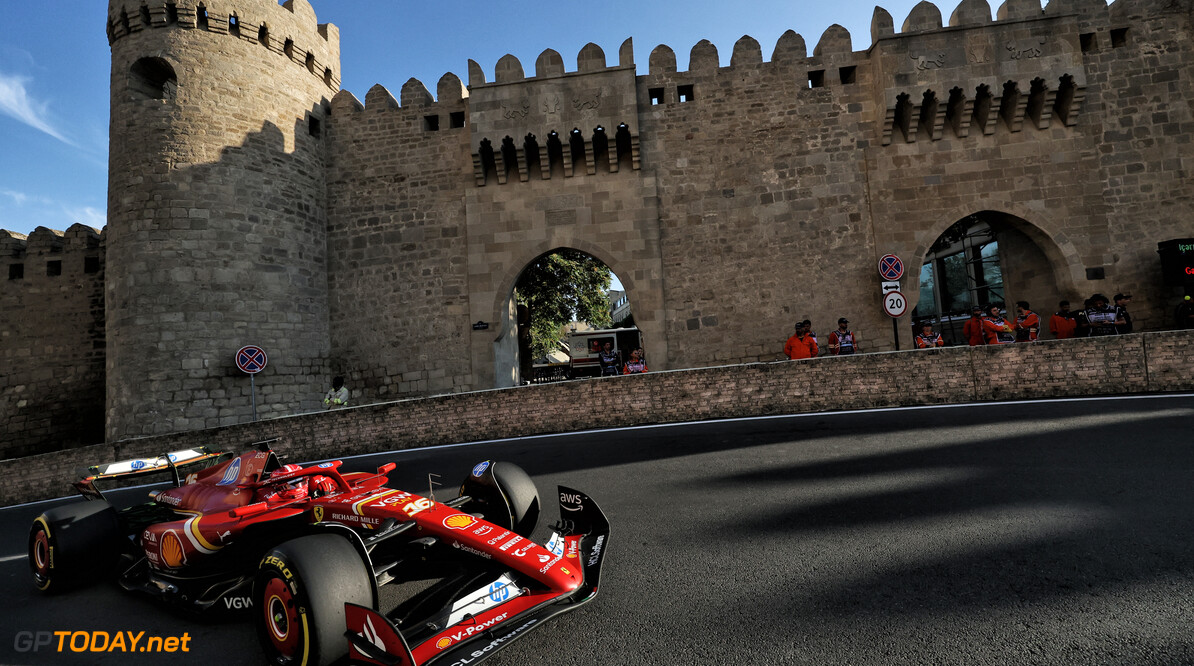 Formula One World Championship
Charles Leclerc (MON) Ferrari SF-24.

13.09.2024. Formula 1 World Championship, Rd 17, Azerbaijan Grand Prix, Baku Street Circuit, Azerbaijan, Practice Day.

- www.xpbimages.com, EMail: requests@xpbimages.com (C) Copyright: Bearne / XPB Images
Motor Racing - Formula One World Championship - Azerbaijan Grand Prix - Practice Day - Baku, Azerbaijan
XPB Images
Baku
Azerbaijan

Formel1 Formel F1 Formula 1 Formula1 GP Grand Prix one Circuit B