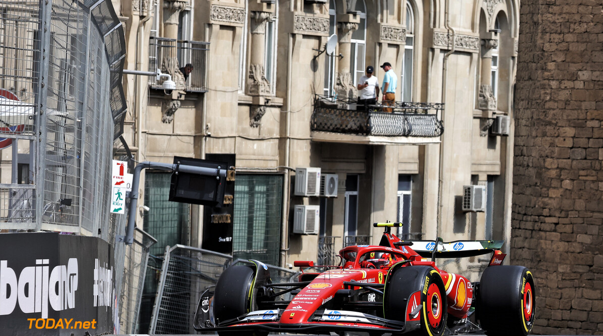 Formula One World Championship
Carlos Sainz Jr (ESP) Ferrari SF-24.

13.09.2024. Formula 1 World Championship, Rd 17, Azerbaijan Grand Prix, Baku Street Circuit, Azerbaijan, Practice Day.

- www.xpbimages.com, EMail: requests@xpbimages.com (C) Copyright: Bearne / XPB Images
Motor Racing - Formula One World Championship - Azerbaijan Grand Prix - Practice Day - Baku, Azerbaijan
XPB Images
Baku
Azerbaijan

Formel1 Formel F1 Formula 1 Formula1 GP Grand Prix one Circuit B