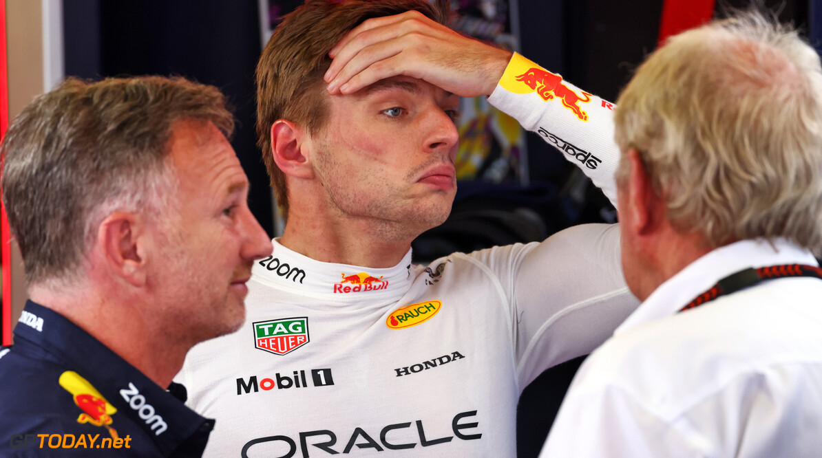 Formula One World Championship
Max Verstappen (NLD) Red Bull Racing with Christian Horner (GBR) Red Bull Racing Team Principal and Dr Helmut Marko (AUT) Red Bull Motorsport Consultant.

13.09.2024. Formula 1 World Championship, Rd 17, Azerbaijan Grand Prix, Baku Street Circuit, Azerbaijan, Practice Day.

 - www.xpbimages.com, EMail: requests@xpbimages.com (C) Copyright: Coates / XPB Images
Motor Racing - Formula One World Championship - Azerbaijan Grand Prix - Practice Day - Baku, Azerbaijan
XPB Images
Baku
Azerbaijan

Formel1 Formel F1 Formula 1 Formula1 GP Grand Prix one Circuit B