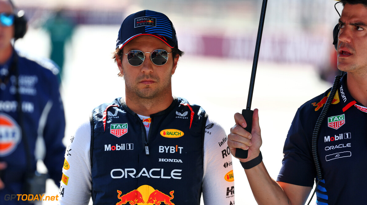 Formula One World Championship
Sergio Perez (MEX) Red Bull Racing on the grid.

15.09.2024. Formula 1 World Championship, Rd 17, Azerbaijan Grand Prix, Baku Street Circuit, Azerbaijan, Race Day.

 - www.xpbimages.com, EMail: requests@xpbimages.com (C) Copyright: Coates / XPB Images
Motor Racing - Formula One World Championship - Azerbaijan Grand Prix - Race Day - Baku, Azerbaijan
XPB Images
Baku
Azerbaijan

Formel1 Formel F1 Formula 1 Formula1 GP Grand Prix one Circuit Baku Azerbaijan Sunday September 15 09 9 2024 Grid Portrait Sergio P?rez Sergio P?rez Mendoza Checo Perez Checo P?rez