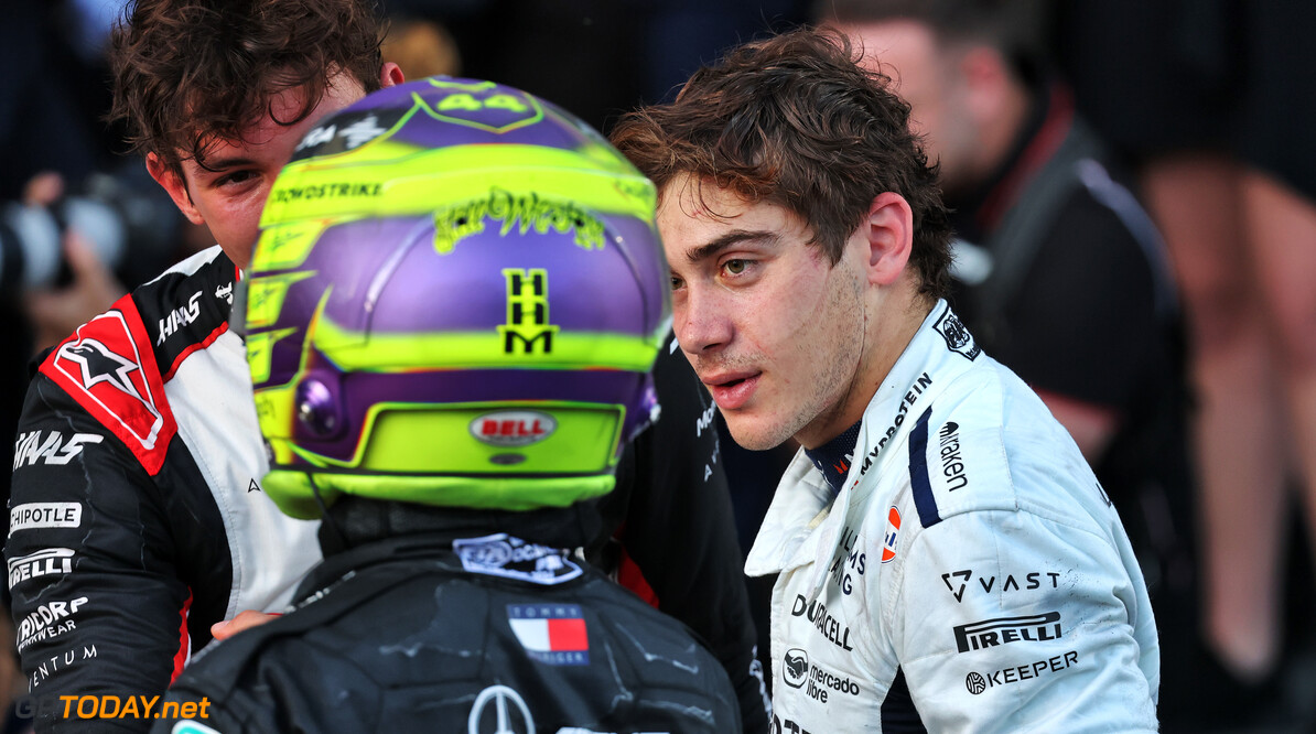 Formula One World Championship
Franco Colapinto (ARG) Williams Racing in parc ferme.

15.09.2024. Formula 1 World Championship, Rd 17, Azerbaijan Grand Prix, Baku Street Circuit, Azerbaijan, Race Day.

- www.xpbimages.com, EMail: requests@xpbimages.com (C) Copyright: Batchelor / XPB Images
Motor Racing - Formula One World Championship - Azerbaijan Grand Prix - Race Day - Baku, Azerbaijan
XPB Images
Baku
Azerbaijan

Formel1 Formel F1 Formula 1 Formula1 GP Grand Prix one Circuit Baku Azerbaijan Sunday September 15 09 9 2024 Podium Portrait