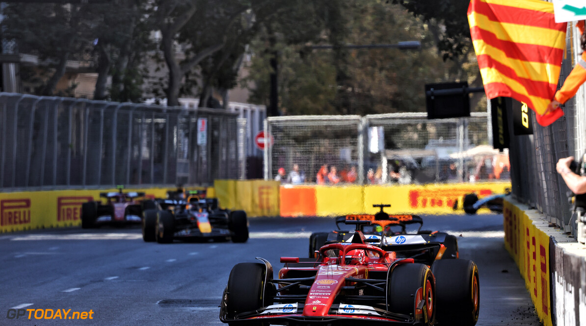 Formula One World Championship
Charles Leclerc (MON) Ferrari SF-24.

15.09.2024. Formula 1 World Championship, Rd 17, Azerbaijan Grand Prix, Baku Street Circuit, Azerbaijan, Race Day.

- www.xpbimages.com, EMail: requests@xpbimages.com (C) Copyright: Charniaux / XPB Images
Motor Racing - Formula One World Championship - Azerbaijan Grand Prix - Race Day - Baku, Azerbaijan
XPB Images
Baku
Azerbaijan

Formel1 Formel F1 Formula 1 Formula1 GP Grand Prix one Circuit Baku Azerbaijan Sunday September 15 09 9 2024 Race Action Track