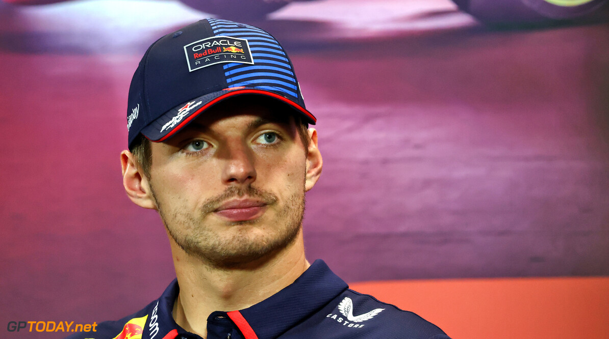 Formula One World Championship
Max Verstappen (NLD) Red Bull Racing in the FIA Press Conference.

19.09.2024. Formula 1 World Championship, Rd 18, Singapore Grand Prix, Marina Bay Street Circuit, Singapore, Preparation Day.

- www.xpbimages.com, EMail: requests@xpbimages.com (C) Copyright: Charniaux / XPB Images
Motor Racing - Formula One World Championship - Singapore Grand Prix - Preparation Day - Singapore, Singapore
XPB Images
Singapore
Singapore

Formel1 Formel F1 Formula 1 Formula1 GP Grand Prix one Marina Bay Street Circuit September Thursday Singapore 19 09 9 2024 Press Conference