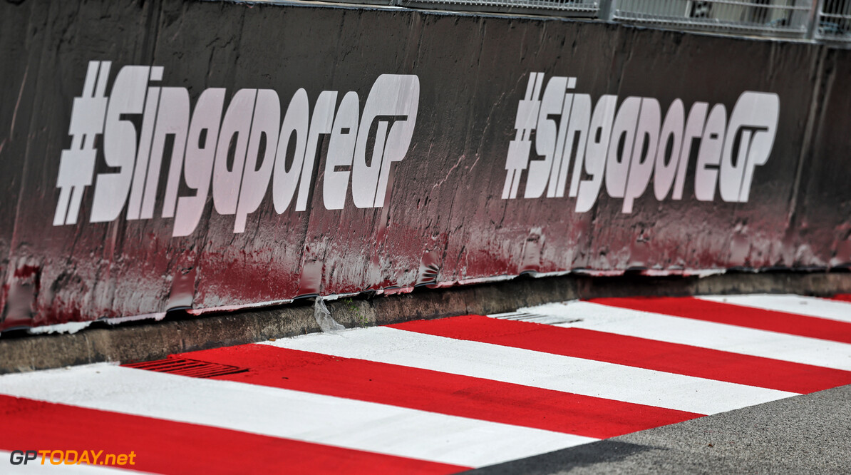 Formula One World Championship
Circuit atmosphere - kerb detail.

19.09.2024. Formula 1 World Championship, Rd 18, Singapore Grand Prix, Marina Bay Street Circuit, Singapore, Preparation Day.

- www.xpbimages.com, EMail: requests@xpbimages.com (C) Copyright: Moy / XPB Images
Motor Racing - Formula One World Championship - Singapore Grand Prix - Preparation Day - Singapore, Singapore
XPB Images
Singapore
Singapore

Formel1 Formel F1 Formula 1 Formula1 GP Grand Prix one Marina Bay Street Circuit September Thursday Singapore 19 09 9 2024 Atmosphere Visa Cash App RB Racing Bulls