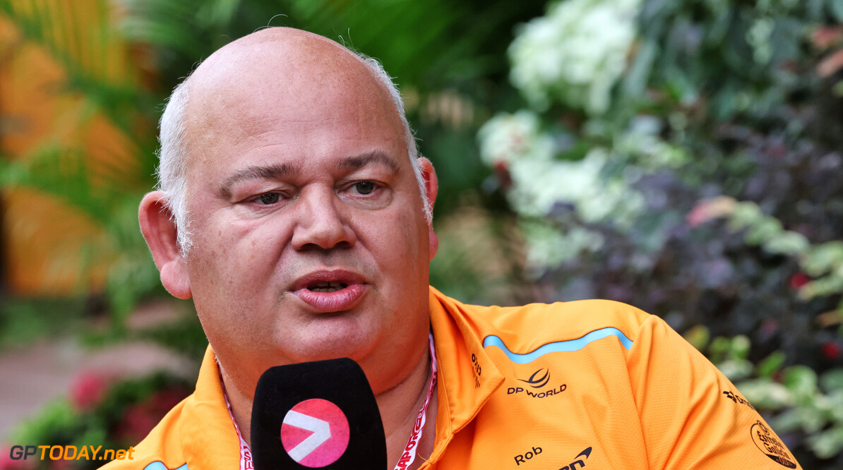 Formula One World Championship
Rob Marshall (GBR) McLaren Chief Designer.

19.09.2024. Formula 1 World Championship, Rd 18, Singapore Grand Prix, Marina Bay Street Circuit, Singapore, Preparation Day.

- www.xpbimages.com, EMail: requests@xpbimages.com (C) Copyright: Moy / XPB Images
Motor Racing - Formula One World Championship - Singapore Grand Prix - Preparation Day - Singapore, Singapore
XPB Images
Singapore
Singapore

Formel1 Formel F1 Formula 1 Formula1 GP Grand Prix one Marina Bay Street Circuit September Thursday Singapore 19 09 9 2024 Banner