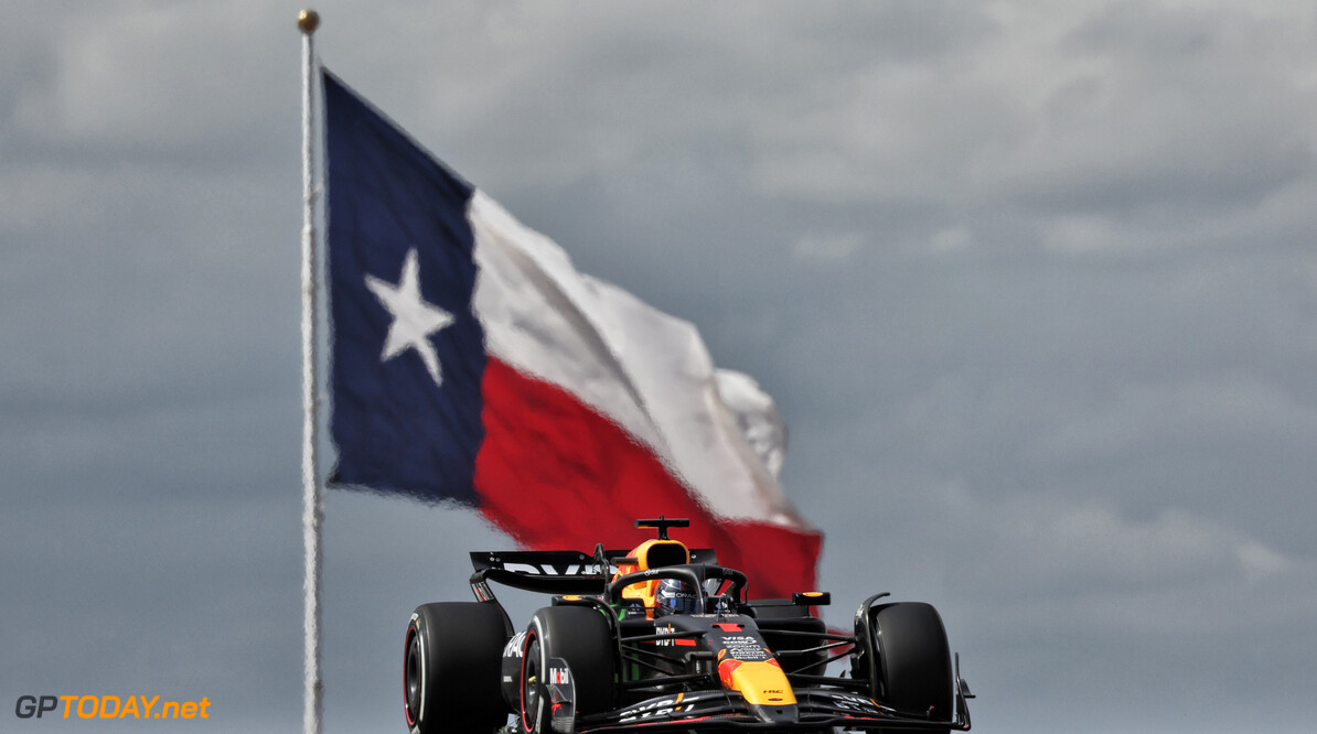 Formula One World Championship
Max Verstappen (NLD) Red Bull Racing RB20.

18.10.2024. Formula 1 World Championship, Rd 19, United States Grand Prix, Austin, Texas, USA, Sprint Qualifying Day

- www.xpbimages.com, EMail: requests@xpbimages.com (C) Copyright: Moy / XPB Images
Motor Racing - Formula One World Championship - United States Grand Prix - Sprint Qualifying Day - Austin, USA
XPB Images
Austin
USA

Formel1 Formel F1 Formula 1 Formula1 GP Grand Prix one Circuit of The Americas COTA Texas USA United States of America Friday October 18 10 2024 Action Track