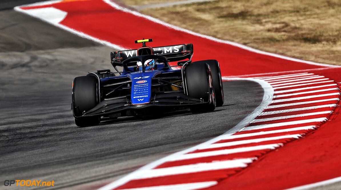 Formula One World Championship
Franco Colapinto (ARG) Williams Racing FW46.

18.10.2024. Formula 1 World Championship, Rd 19, United States Grand Prix, Austin, Texas, USA, Sprint Qualifying Day

 - www.xpbimages.com, EMail: requests@xpbimages.com (C) Copyright: Coates / XPB Images
Motor Racing - Formula One World Championship - United States Grand Prix - Sprint Qualifying Day - Austin, USA
XPB Images
Austin
USA

Formel1 Formel F1 Formula 1 Formula1 GP Grand Prix one Circuit of The Americas COTA Texas USA United States of America Friday October 18 10 2024 Action Track Practice