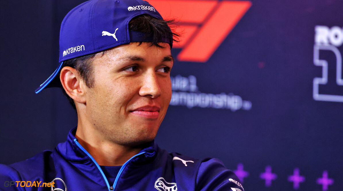 Formula One World Championship
Alexander Albon (THA) Williams Racing in the FIA Press Conference.

17.10.2024. Formula 1 World Championship, Rd 19, United States Grand Prix, Austin, Texas, USA, Preparation Day.

- www.xpbimages.com, EMail: requests@xpbimages.com (C) Copyright: Batchelor / XPB Images
Motor Racing - Formula One World Championship - United States Grand Prix - Preparation Day - Austin, USA
XPB Images
Austin
USA

Formel1 Formel F1 Formula 1 Formula1 GP Grand Prix one Circuit of The Americas Thursday COTA Texas USA United States of America October 17 10 2024 Press Conference Alex Albon