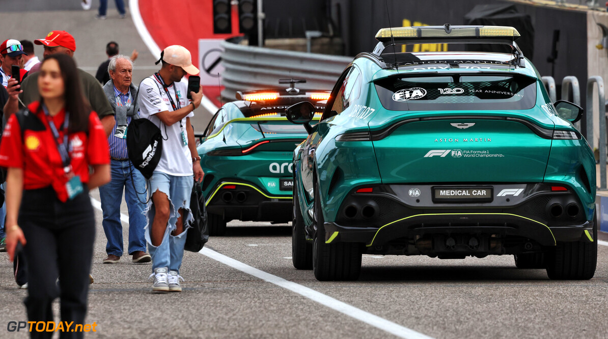 Formula One World Championship
Aston Martin FIA Medical Car.

17.10.2024. Formula 1 World Championship, Rd 19, United States Grand Prix, Austin, Texas, USA, Preparation Day.

 - www.xpbimages.com, EMail: requests@xpbimages.com (C) Copyright: Rew / XPB Images
Motor Racing - Formula One World Championship - United States Grand Prix - Preparation Day - Austin, USA
XPB Images
Austin
USA

Formel1 Formel F1 Formula 1 Formula1 GP Grand Prix one Circuit of The Americas Thursday COTA Texas USA United States of America October 17 10 2024