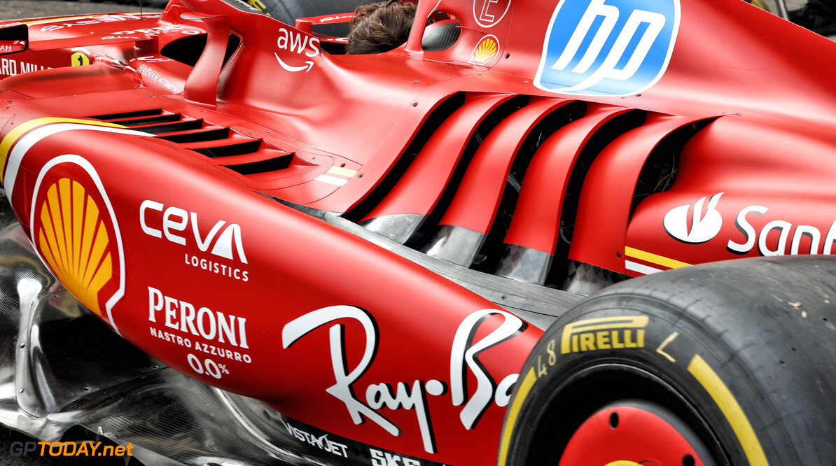 Formula One World Championship
Ferrari SF-24 engine cover vents detail.

24.10.2024. Formula 1 World Championship, Rd 20, Mexican Grand Prix, Mexico City, Mexico, Preparation Day.

- www.xpbimages.com, EMail: requests@xpbimages.com (C) Copyright: Batchelor / XPB Images
Motor Racing - Formula One World Championship - Mexican Grand Prix - Preparation Day - Mexico City, Mexico
XPB Images
Mexico City
Mexico

Formel1 Formel F1 Formula 1 Formula1 GP Grand Prix Thursday October Mexico Mexico City Mexican Autodromo Hermanos 24 10 2024 Technical Detail