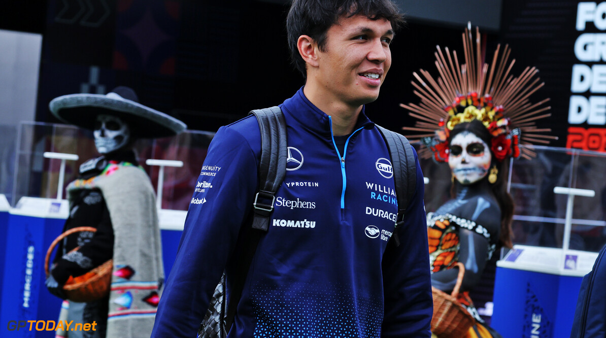 Formula One World Championship
Alexander Albon (THA) Williams Racing.

24.10.2024. Formula 1 World Championship, Rd 20, Mexican Grand Prix, Mexico City, Mexico, Preparation Day.

- www.xpbimages.com, EMail: requests@xpbimages.com (C) Copyright: Bearne / XPB Images
Motor Racing - Formula One World Championship - Mexican Grand Prix - Preparation Day - Mexico City, Mexico
XPB Images
Mexico City
Mexico

Formel1 Formel F1 Formula 1 Formula1 GP Grand Prix Thursday October Mexico Mexico City Mexican Autodromo Hermanos 24 10 2024 Alex Albon