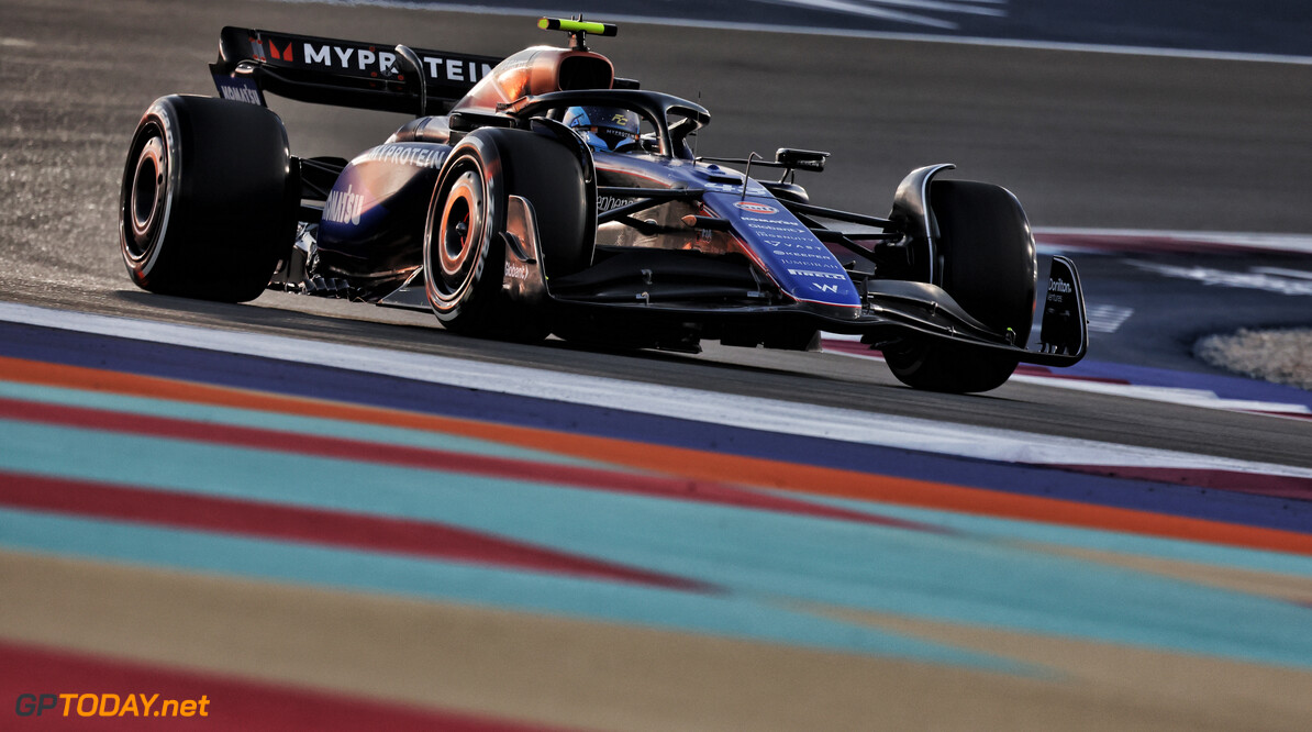 Formula One World Championship
Franco Colapinto (ARG) Williams Racing FW46.

29.11.2024 Formula 1 World Championship, Rd 23, Qatar Grand Prix, Doha, Qatar, Sprint Qualifying Day.

- www.xpbimages.com, EMail: requests@xpbimages.com (C) Copyright: Moy / XPB Images
Motor Racing - Formula One World Championship - Qatar Grand Prix - Sprint Qualifying Day - Doha, Qatar
XPB Images
Doha
Qatar

Formel1 Formel F1 Formula 1 Formula1 GP Grand Prix one Losail International Circuit November Qatar Doha Friday 29 11 2024 Action Track Practice Lusail