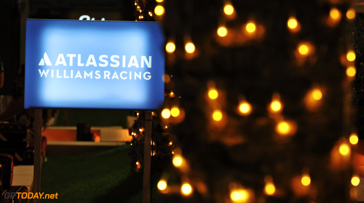 Formula One World Championship
Paddock atmosphere - Atlassian Williams Racing logo.

10.04.2025. Formula 1 World Championship, Rd 4, Bahrain Grand Prix, Sakhir, Bahrain, Preparation Day.

- www.xpbimages.com, EMail: requests@xpbimages.com (C) Copyright: Moy / XPB Images
Motor Racing - Formula One World Championship - Bahrain Grand Prix - Preparation Day - Sakhir, Bahrain
xpbimages.com
Sakhir
Bahrain

Formel1 Formel F1 Formula 1 Formula1 GP Grand Prix one Thursday Bahrain International Circuit BIC Manama Bahrain Sakhir April 10 04 4 2025 Atmosphere