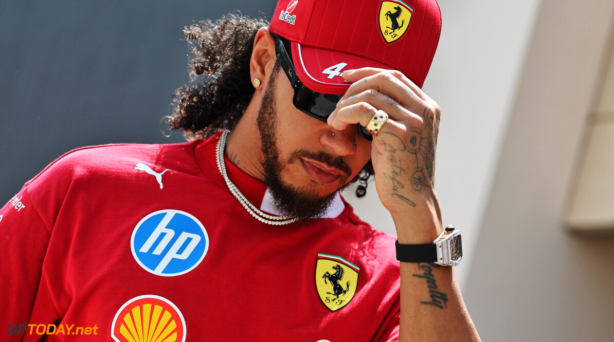 Formula One World Championship
Lewis Hamilton (GBR) Ferrari.

10.04.2025. Formula 1 World Championship, Rd 4, Bahrain Grand Prix, Sakhir, Bahrain, Preparation Day.

- www.xpbimages.com, EMail: requests@xpbimages.com (C) Copyright: Moy / XPB Images
Motor Racing - Formula One World Championship - Bahrain Grand Prix - Preparation Day - Sakhir, Bahrain
xpbimages.com
Sakhir
Bahrain

Formel1 Formel F1 Formula 1 Formula1 GP Grand Prix one Thursday Bahrain International Circuit BIC Manama Bahrain Sakhir April 10 04 4 2025 Portrait