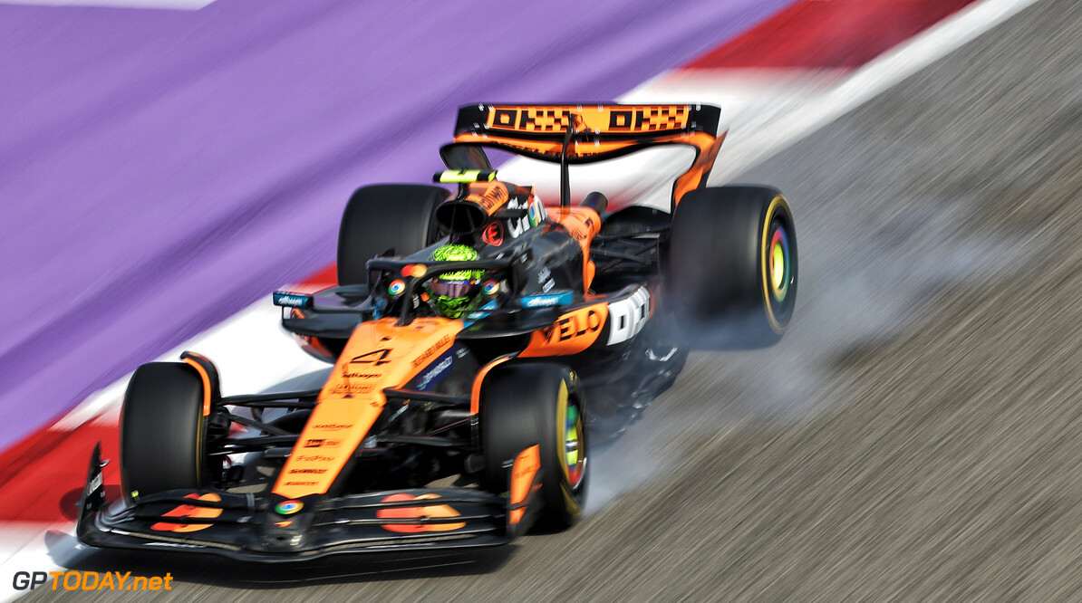 Formula One World Championship
Lando Norris (GBR) McLaren MCL39.

11.04.2025. Formula 1 World Championship, Rd 4, Bahrain Grand Prix, Sakhir, Bahrain, Practice Day

- www.xpbimages.com, EMail: requests@xpbimages.com (C) Copyright: Bearne / XPB Images
Motor Racing - Formula One World Championship - Bahrain Grand Prix - Practice Day - Sakhir, Bahrain
xpbimages.com
Sakhir
Bahrain

Formel1 Formel F1 Formula 1 Formula1 GP Grand Prix one Bahrain International Circuit BIC Manama Bahrain Sakhir Friday April 11 04 4 2025 Action Track