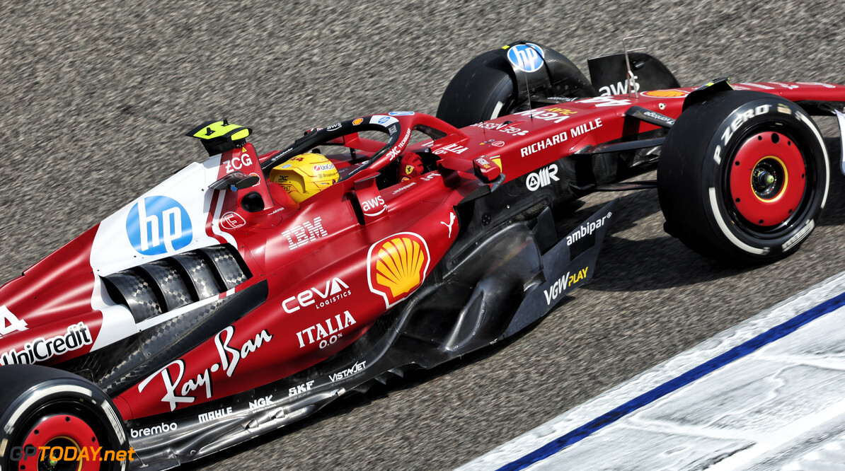 Formula One World Championship
Lewis Hamilton (GBR) Ferrari SF-25.

11.04.2025. Formula 1 World Championship, Rd 4, Bahrain Grand Prix, Sakhir, Bahrain, Practice Day

- www.xpbimages.com, EMail: requests@xpbimages.com (C) Copyright: Bearne / XPB Images
Motor Racing - Formula One World Championship - Bahrain Grand Prix - Practice Day - Sakhir, Bahrain
xpbimages.com
Sakhir
Bahrain

Formel1 Formel F1 Formula 1 Formula1 GP Grand Prix one Bahrain International Circuit BIC Manama Bahrain Sakhir Friday April 11 04 4 2025 Action Track