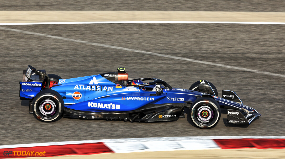 Formula One World Championship
Carlos Sainz (ESP) Atlassian Williams Racing FW46.

12.04.2025. Formula 1 World Championship, Rd 4, Bahrain Grand Prix, Sakhir, Bahrain, Qualifying Day.

- www.xpbimages.com, EMail: requests@xpbimages.com (C) Copyright: Bearne / XPB Images
Motor Racing - Formula One World Championship - Bahrain Grand Prix - Qualifying Day - Sakhir, Bahrain
xpbimages.com
Sakhir
Bahrain

Formel1 Formel F1 Formula 1 Formula1 GP Grand Prix one Bahrain International Circuit BIC Manama Bahrain Sakhir Saturday April 12 04 4 2025 Practice Action Track Jnr Junior Jnr. Jr. Jr