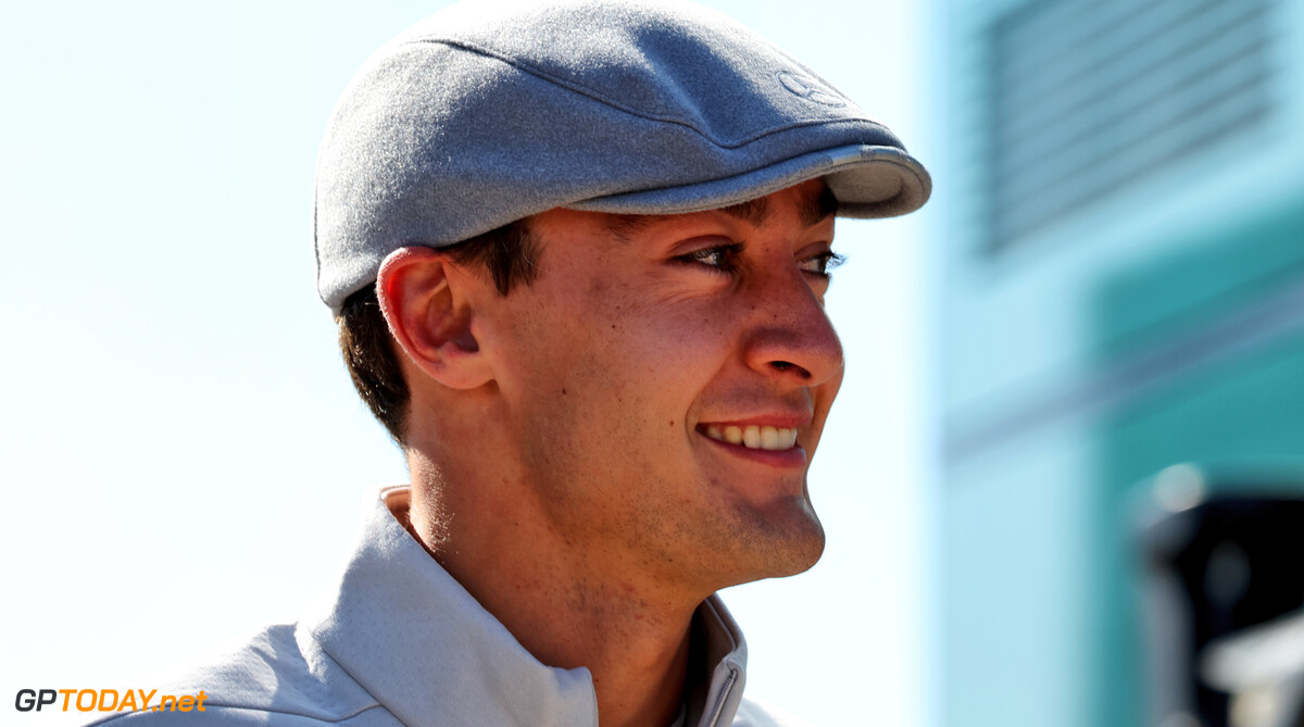 Formula One World Championship
George Russell (GBR) Mercedes AMG F1.

03.07.2025. Formula 1 World Championship, Rd 12, British Grand Prix, Silverstone, England, Preparation Day.

 - www.xpbimages.com, EMail: requests@xpbimages.com (C) Copyright: Rew / XPB Images
Motor Racing - Formula One World Championship - British Grand Prix - Preparation Day - Silverstone, England
XPB Images
Silverstone
England

July Formel1 Formel F1 Formula 1 Formula1 GP Grand Prix one Thursday Circuit Silverstone England Britain British United Kingdom UK 03 3 07 7 2025 Portrait