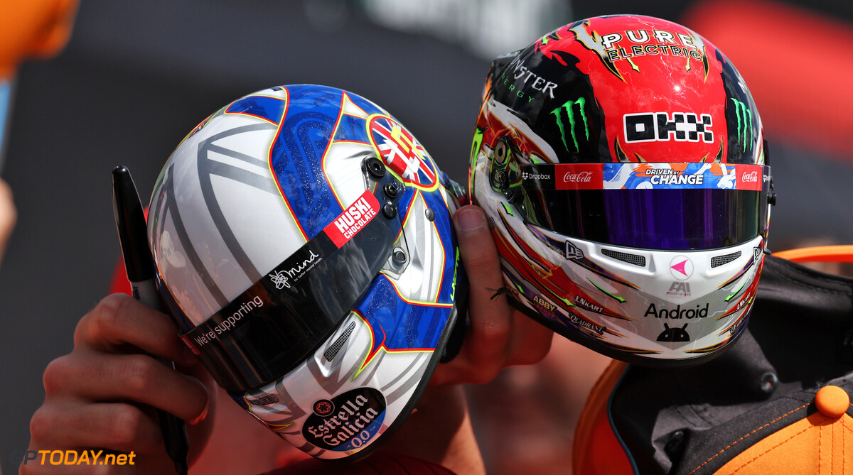 Formula One World Championship
Circuit atmosphere - fans' mini helmets.

03.07.2025. Formula 1 World Championship, Rd 12, British Grand Prix, Silverstone, England, Preparation Day.

- www.xpbimages.com, EMail: requests@xpbimages.com (C) Copyright: Moy / XPB Images
Motor Racing - Formula One World Championship - British Grand Prix - Preparation Day - Silverstone, England
XPB Images
Silverstone
England

July Formel1 Formel F1 Formula 1 Formula1 GP Grand Prix one Thursday Circuit Silverstone England Britain British United Kingdom UK 03 3 07 7 2025 Crowd Fans Spectators Audience Atmosphere