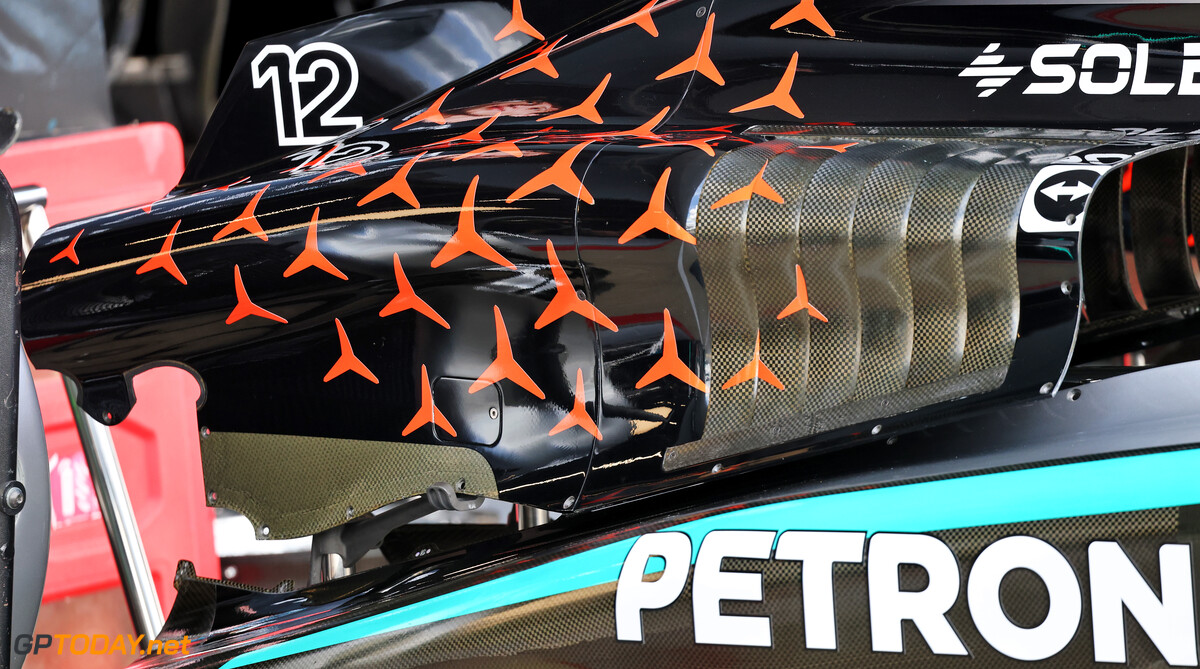 Formula One World Championship
Mercedes AMG F1 W16 engine cover.

03.07.2025. Formula 1 World Championship, Rd 12, British Grand Prix, Silverstone, England, Preparation Day.

- www.xpbimages.com, EMail: requests@xpbimages.com (C) Copyright: Batchelor / XPB Images
Motor Racing - Formula One World Championship - British Grand Prix - Preparation Day - Silverstone, England
XPB Images
Silverstone
England

July Formel1 Formel F1 Formula 1 Formula1 GP Grand Prix one Thursday Circuit Silverstone England Britain British United Kingdom UK 03 3 07 7 2025 Technical Detail