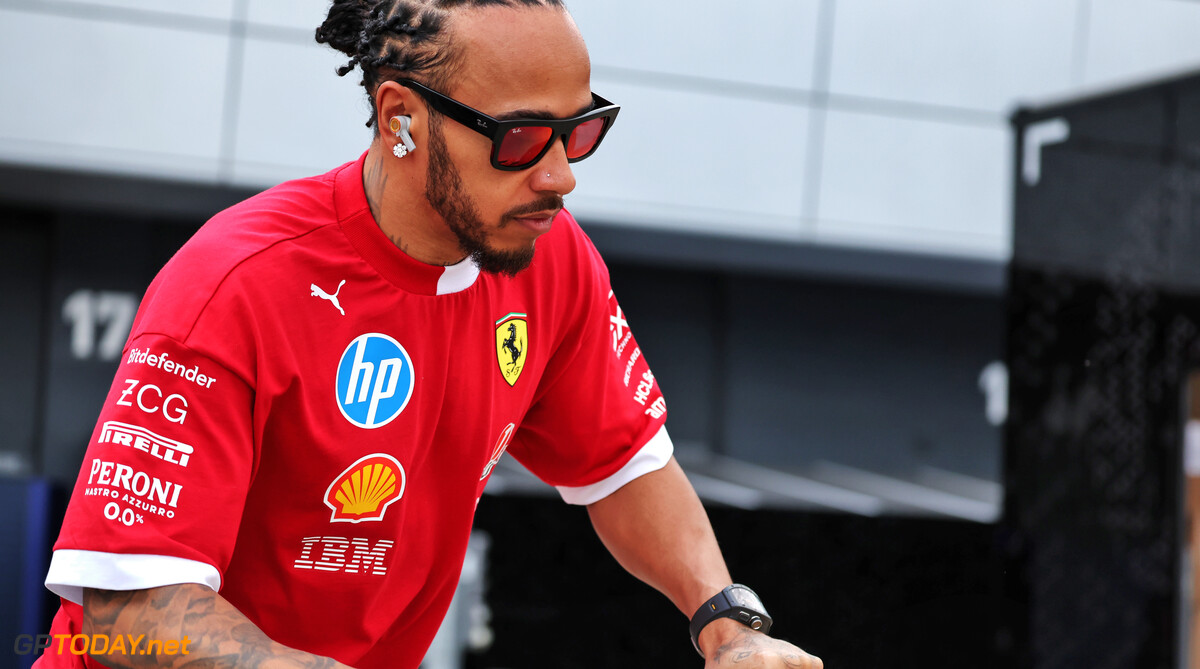 Formula One World Championship
Lewis Hamilton (GBR) Ferrari.

03.07.2025. Formula 1 World Championship, Rd 12, British Grand Prix, Silverstone, England, Preparation Day.

 - www.xpbimages.com, EMail: requests@xpbimages.com (C) Copyright: Rew / XPB Images
Motor Racing - Formula One World Championship - British Grand Prix - Preparation Day - Silverstone, England
XPB Images
Silverstone
England

July Formel1 Formel F1 Formula 1 Formula1 GP Grand Prix one Thursday Circuit Silverstone England Britain British United Kingdom UK 03 3 07 7 2025 Portrait