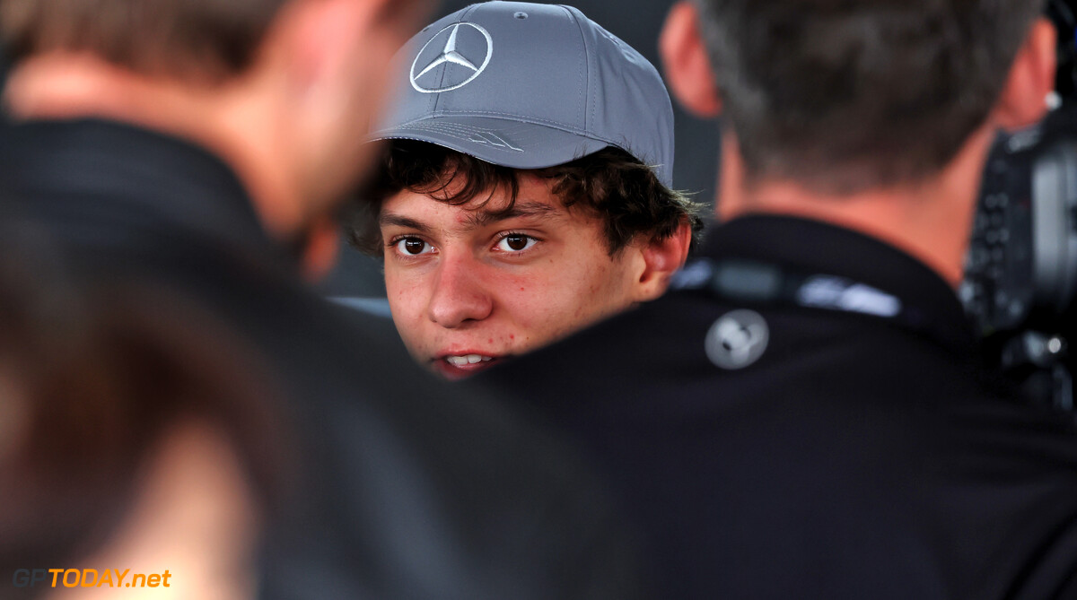 Formula One World Championship
Andrea Kimi Antonelli (ITA) Mercedes AMG F1.

03.07.2025. Formula 1 World Championship, Rd 12, British Grand Prix, Silverstone, England, Preparation Day.

 - www.xpbimages.com, EMail: requests@xpbimages.com (C) Copyright: Rew / XPB Images
Motor Racing - Formula One World Championship - British Grand Prix - Preparation Day - Silverstone, England
XPB Images
Silverstone
England

July Formel1 Formel F1 Formula 1 Formula1 GP Grand Prix one Thursday Circuit Silverstone England Britain British United Kingdom UK 03 3 07 7 2025 Portrait
