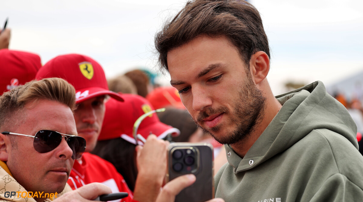Formula One World Championship
Pierre Gasly (FRA) Alpine F1 Team with fans.

04.07.2025. Formula 1 World Championship, Rd 12, British Grand Prix, Silverstone, England, Practice Day.

 - www.xpbimages.com, EMail: requests@xpbimages.com (C) Copyright: Rew / XPB Images
Motor Racing - Formula One World Championship - British Grand Prix - Practice Day - Silverstone, England
XPB Images
Silverstone
England

July Formel1 Formel F1 Formula 1 Formula1 GP Grand Prix one Circuit Silverstone England Britain British United Kingdom UK Friday 04 4 07 7 2025 Portrait Crowd Fans Spectators Audience