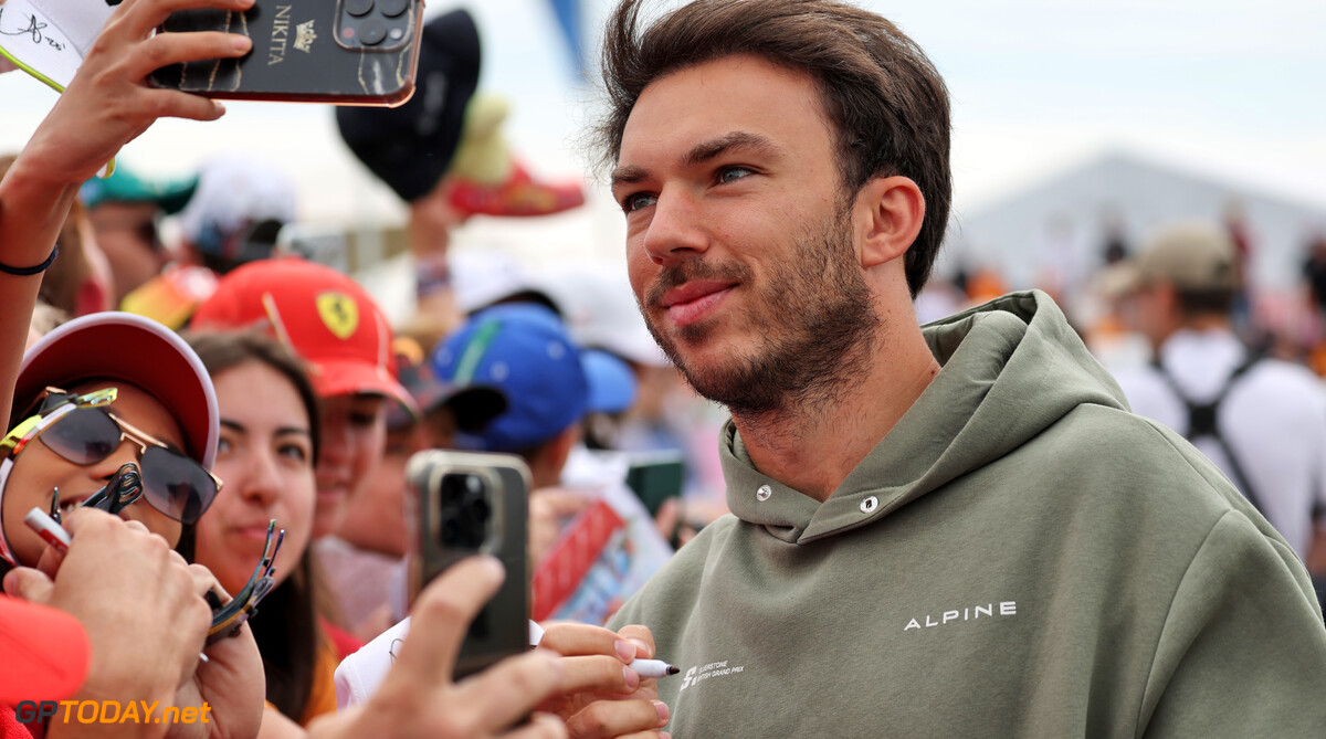 Formula One World Championship
Pierre Gasly (FRA) Alpine F1 Team with fans.

04.07.2025. Formula 1 World Championship, Rd 12, British Grand Prix, Silverstone, England, Practice Day.

 - www.xpbimages.com, EMail: requests@xpbimages.com (C) Copyright: Rew / XPB Images
Motor Racing - Formula One World Championship - British Grand Prix - Practice Day - Silverstone, England
XPB Images
Silverstone
England

July Formel1 Formel F1 Formula 1 Formula1 GP Grand Prix one Circuit Silverstone England Britain British United Kingdom UK Friday 04 4 07 7 2025 Portrait Crowd Fans Spectators Audience