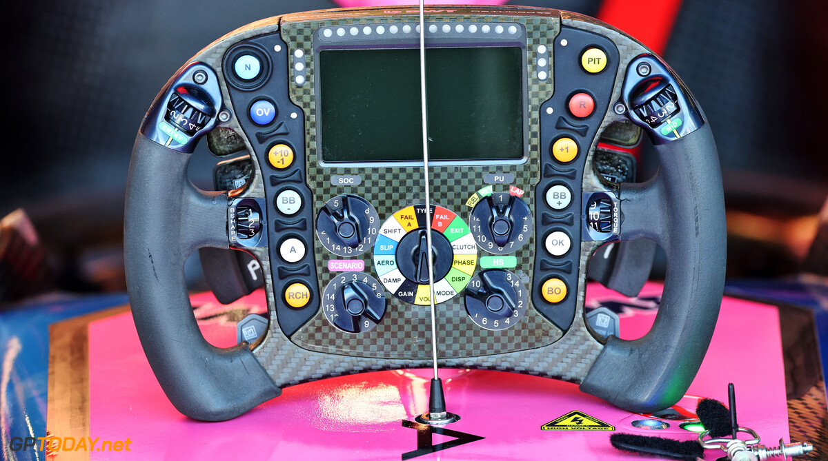 Formula One World Championship
Alpine F1 Team A525 steering wheel.

04.07.2025. Formula 1 World Championship, Rd 12, British Grand Prix, Silverstone, England, Practice Day.

- www.xpbimages.com, EMail: requests@xpbimages.com (C) Copyright: Batchelor / XPB Images
Motor Racing - Formula One World Championship - British Grand Prix - Practice Day - Silverstone, England
XPB Images
Silverstone
England

July Formel1 Formel F1 Formula 1 Formula1 GP Grand Prix one Circuit Silverstone England Britain British United Kingdom UK Friday 04 4 07 7 2025 Portrait Technical Detail