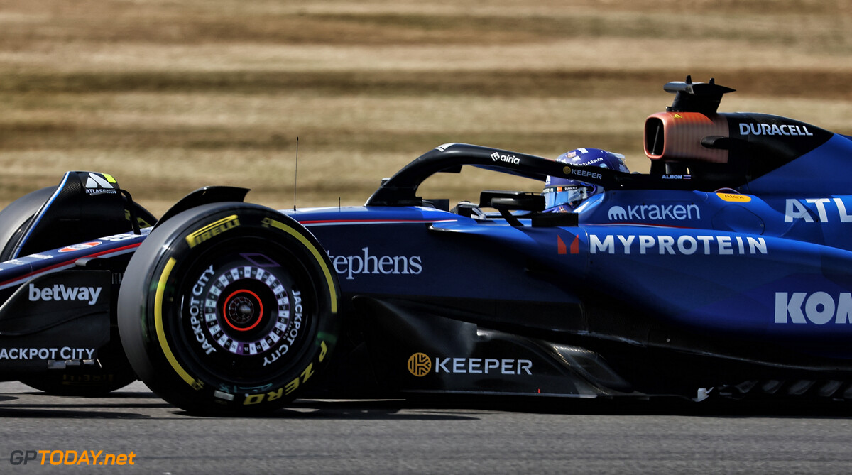 Formula One World Championship
Alexander Albon (THA) Atlassian Williams Racing FW47.

04.07.2025. Formula 1 World Championship, Rd 12, British Grand Prix, Silverstone, England, Practice Day.

- www.xpbimages.com, EMail: requests@xpbimages.com (C) Copyright: Bearne / XPB Images
Motor Racing - Formula One World Championship - British Grand Prix - Practice Day - Silverstone, England
XPB Images
Silverstone
England

July Formel1 Formel F1 Formula 1 Formula1 GP Grand Prix one Circuit Silverstone England Britain British United Kingdom UK Friday 04 4 07 7 2025 Action Track Alex Alexander