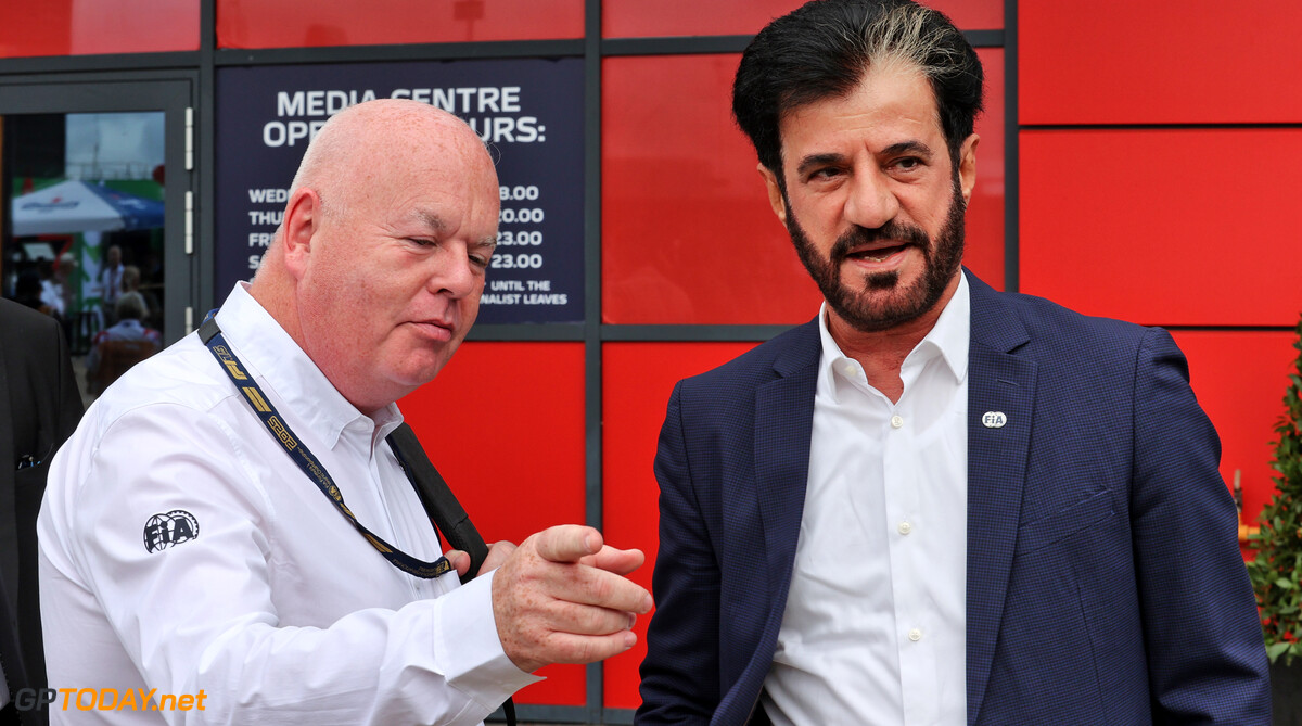 Formula One World Championship
Mohammed Bin Sulayem (UAE) FIA President (Right).

05.07.2025. Formula 1 World Championship, Rd 12, British Grand Prix, Silverstone, England, Qualifying Day.

- www.xpbimages.com, EMail: requests@xpbimages.com (C) Copyright: Davenport / XPB Images
Motor Racing - Formula One World Championship - British Grand Prix - Qualifying Day - Silverstone, England
XPB Images
Silverstone
England

July Formel1 Formel F1 Formula 1 Formula1 GP Grand Prix one Circuit Silverstone England Britain British United Kingdom UK Saturday 05 5 07 7 2025 Portrait uvip Mohammed Ben Sulayem David