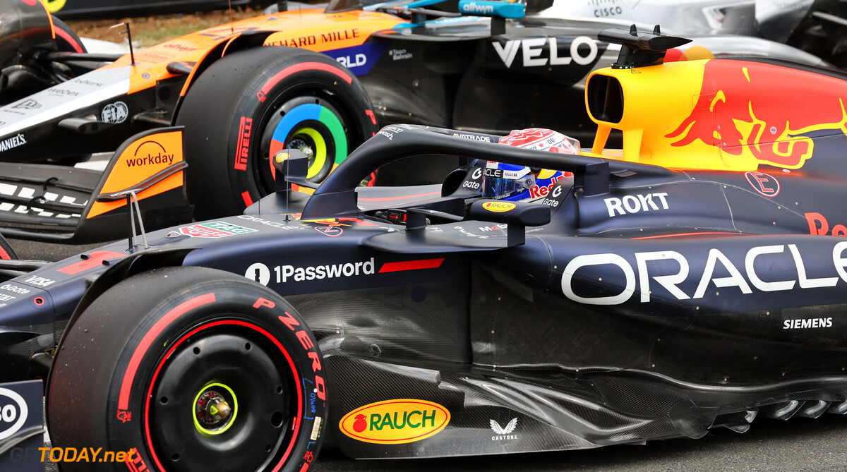 Formula One World Championship
Max Verstappen (NLD) Red Bull Racing RB21 in qualifying parc ferme.

05.07.2025. Formula 1 World Championship, Rd 12, British Grand Prix, Silverstone, England, Qualifying Day.

- www.xpbimages.com, EMail: requests@xpbimages.com (C) Copyright: Batchelor / XPB Images
Motor Racing - Formula One World Championship - British Grand Prix - Qualifying Day - Silverstone, England
XPB Images
Silverstone
England

July Formel1 Formel F1 Formula 1 Formula1 GP Grand Prix one Circuit Silverstone England Britain British United Kingdom UK Saturday 05 5 07 7 2025 Qualifying Portrait